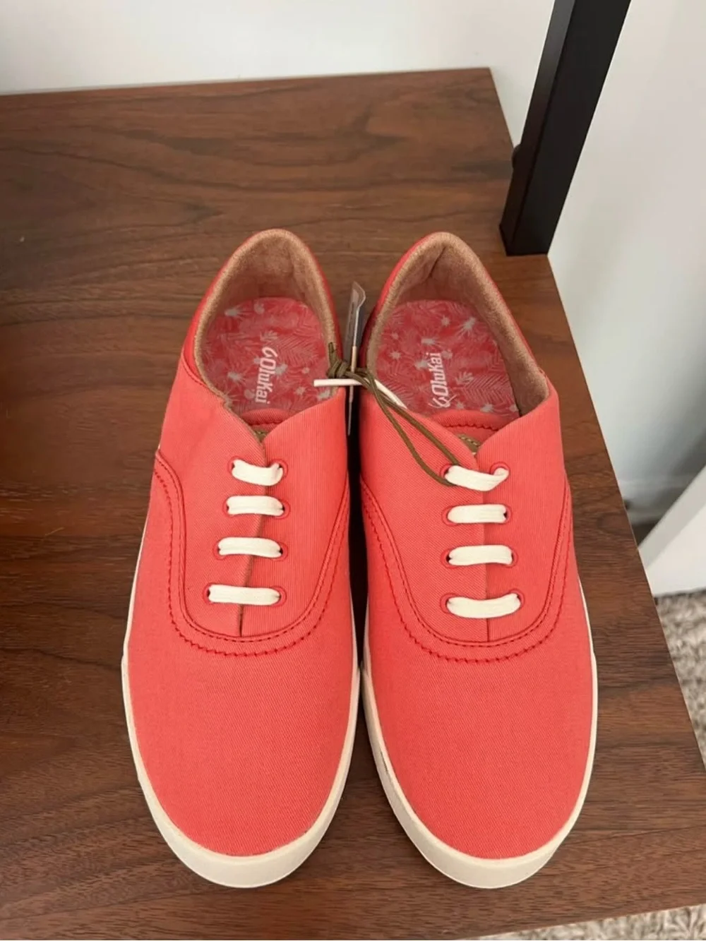 OluKai Casual Women's Coral Canvas Sneakers